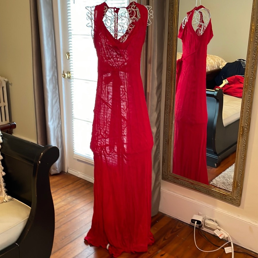 Floor length gown with